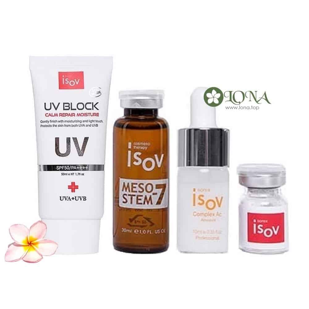 combo-1-dac-tri-mun.jpg Bộ sản phẩm Isov đặc trị mụn và bảo vệ da
